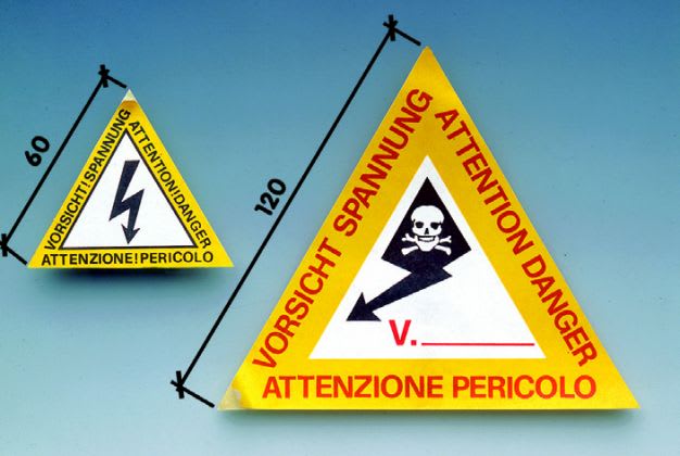 CABUR SRL - CBRTA001 TAI/6 TARGHETTA AUTOADESIVA