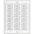 CABUR SRL - CBRTA359W TA359W TARG. BIANCA 9X35 PER TUB359