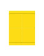 CABUR SRL - CBRTA60100AY TA60100AY TAR.ADESIVA GIALLA L 60X100