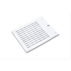 CEMBRE SPA - CEM49091N-HF TARGHETTE PER CAVI E COMPONENTI, PREFUSTELLATE, IN POLICARBONATO, HALOGEN FREE