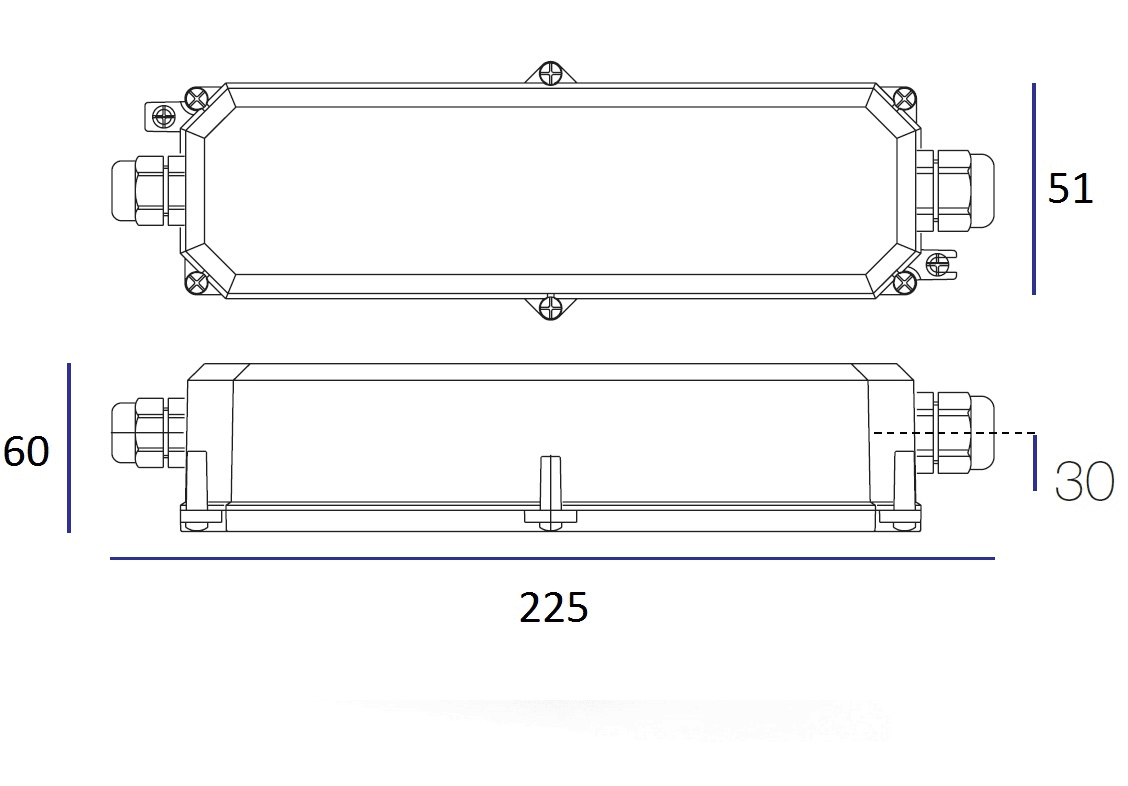 TARGETTI - TAR1E2320 DRIVER 48V 70W IP67 EL