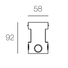 TARGETTI - TAR1E2382 ACC. MINI MERCURE - INSERTION BOX VERTIC