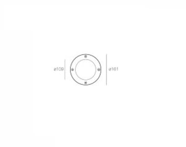 TARGETTI - TAR1E2525 KEPLERO MINI ROUND RING STAINLESS STL