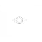 TARGETTI - TAR1E2525 KEPLERO MINI ROUND RING STAINLESS STL