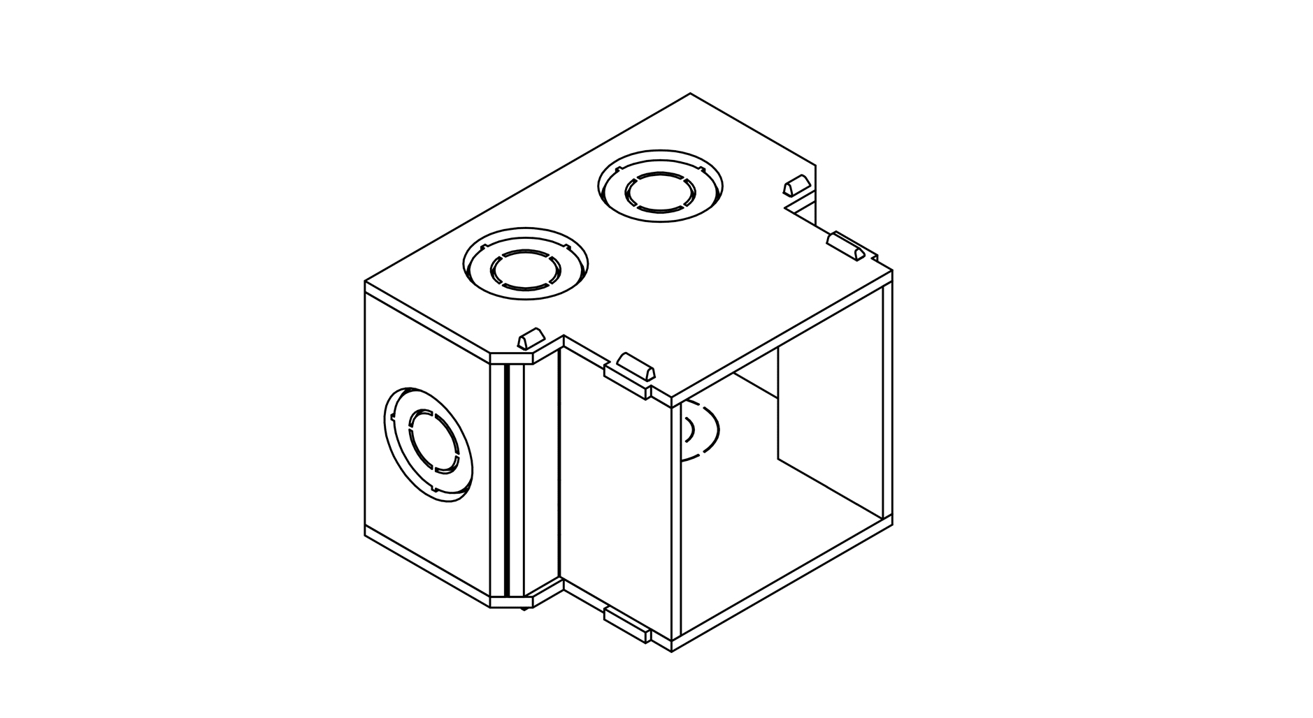 TARGETTI - TAR1E3166 ZEDGE INSTALLATION BOX