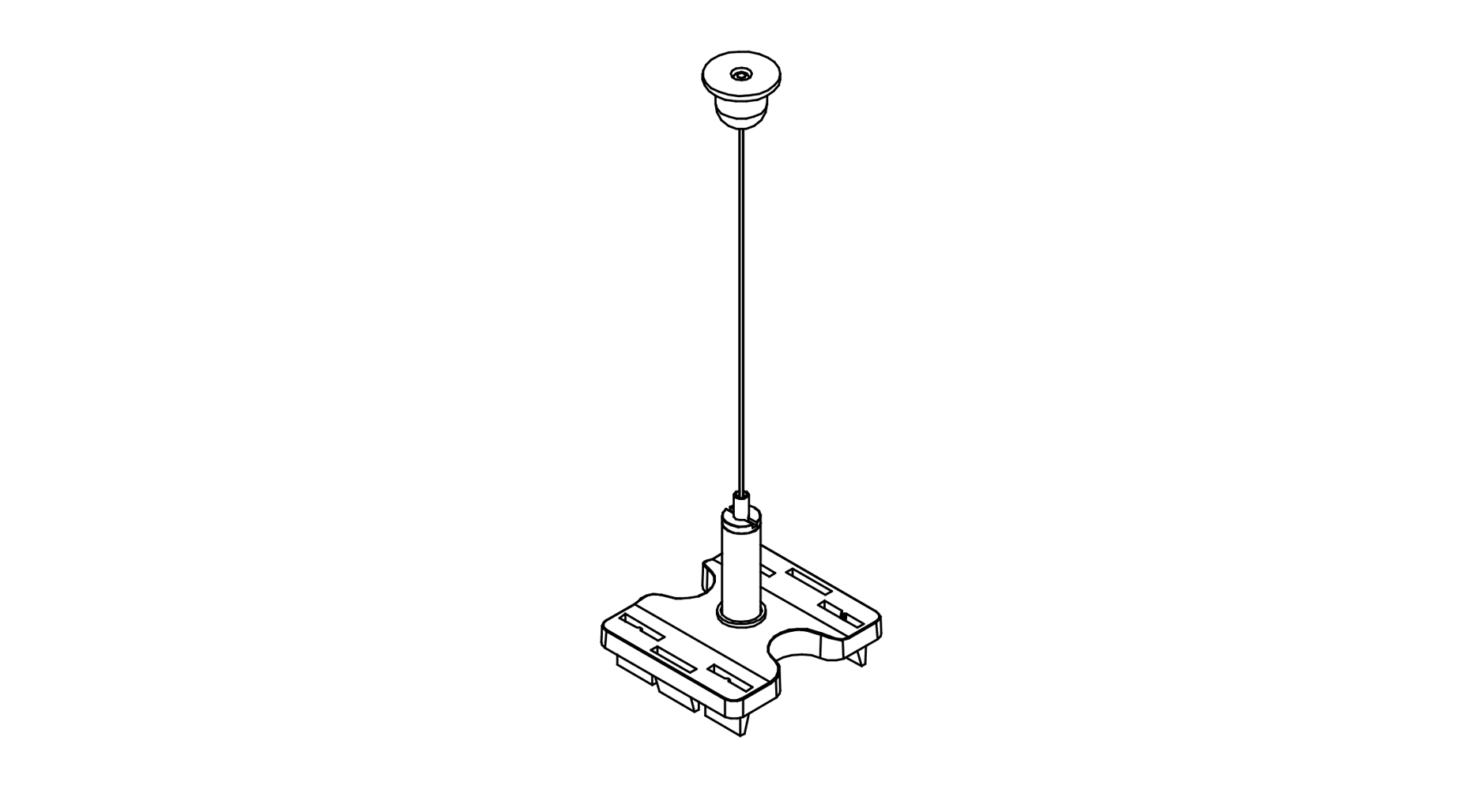 TARGETTI - TAR1T5900 STEEL SUSPENSION CABLE 2000MM DB