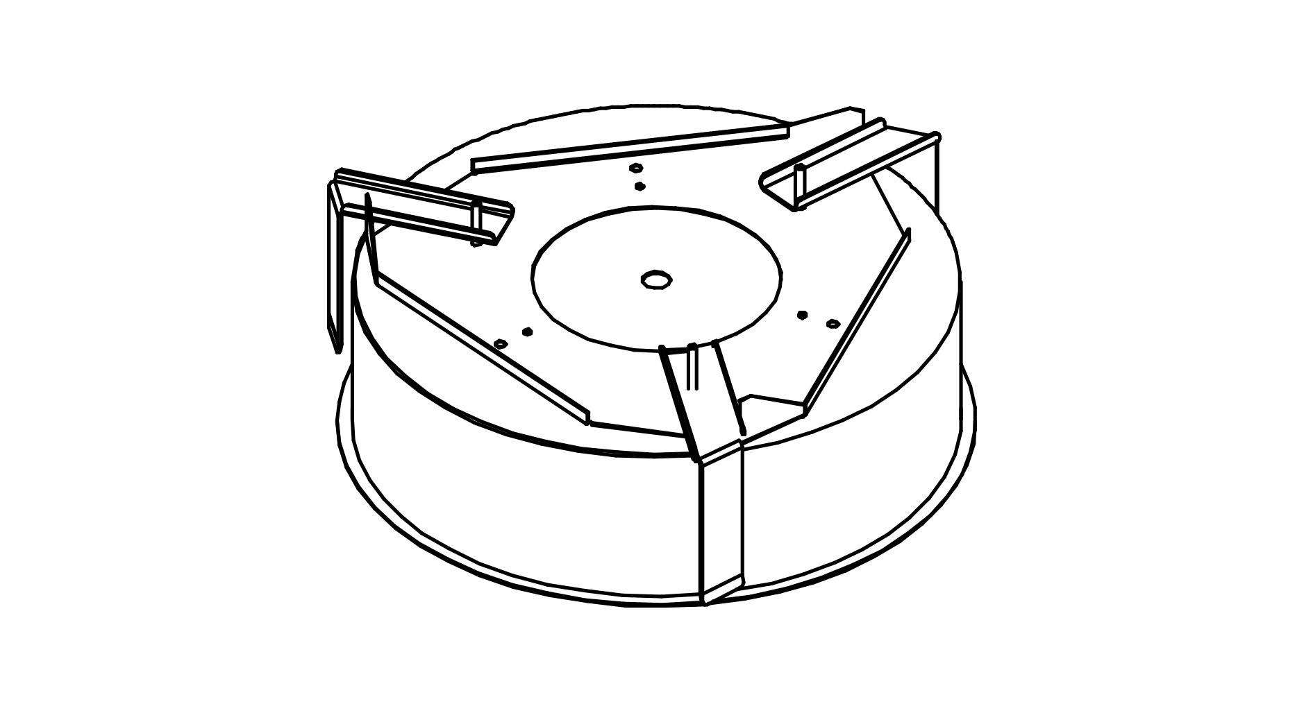 TARGETTI - TAR1T6404 THREESIXTY HALO OUTERCASING 590 PW