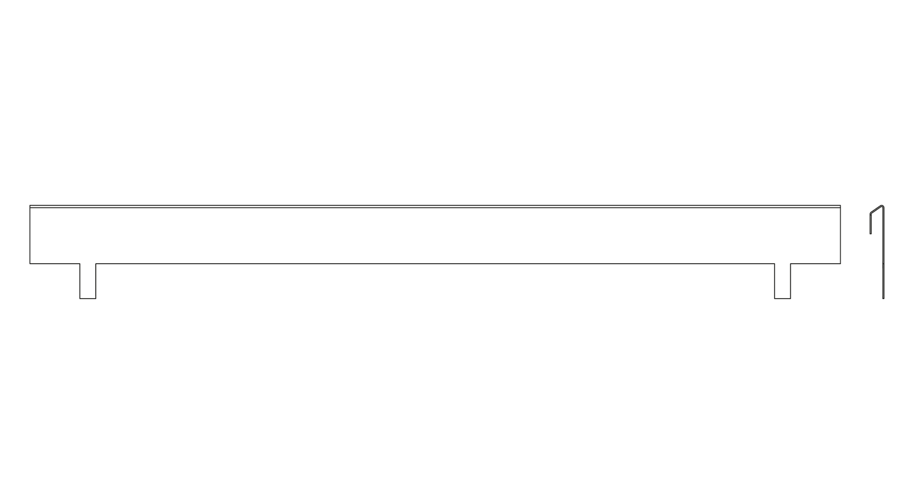 TARGETTI - TAR1T6502 ACC FOR VISUAL COMFORT INCREASE L=280MM