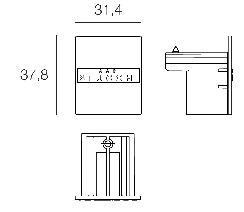TARGETTI - TAR9004/W EUROST PLUS TERMINALE BIANCO