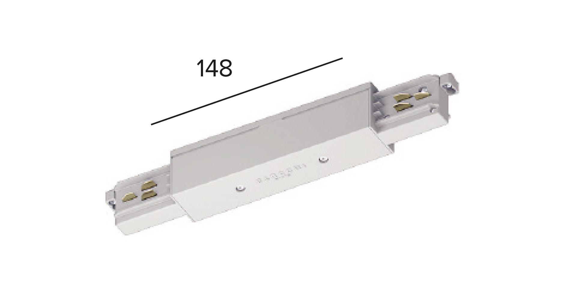TARGETTI - TAR9010/B GIUNTO LINEARE CENTRALE NERO