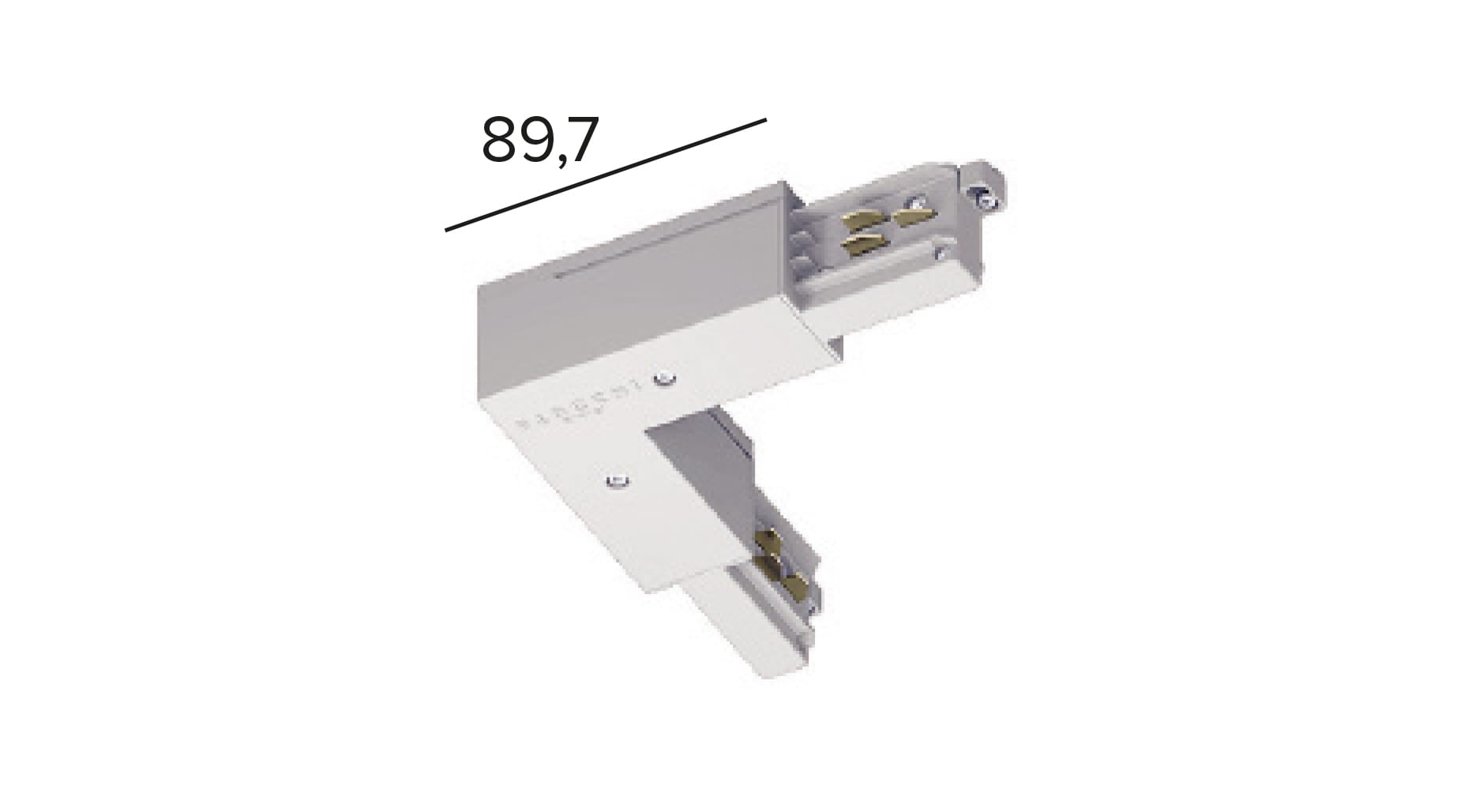 TARGETTI - TAR9011/B GIUNTO L POLARITA INTERNA NERO
