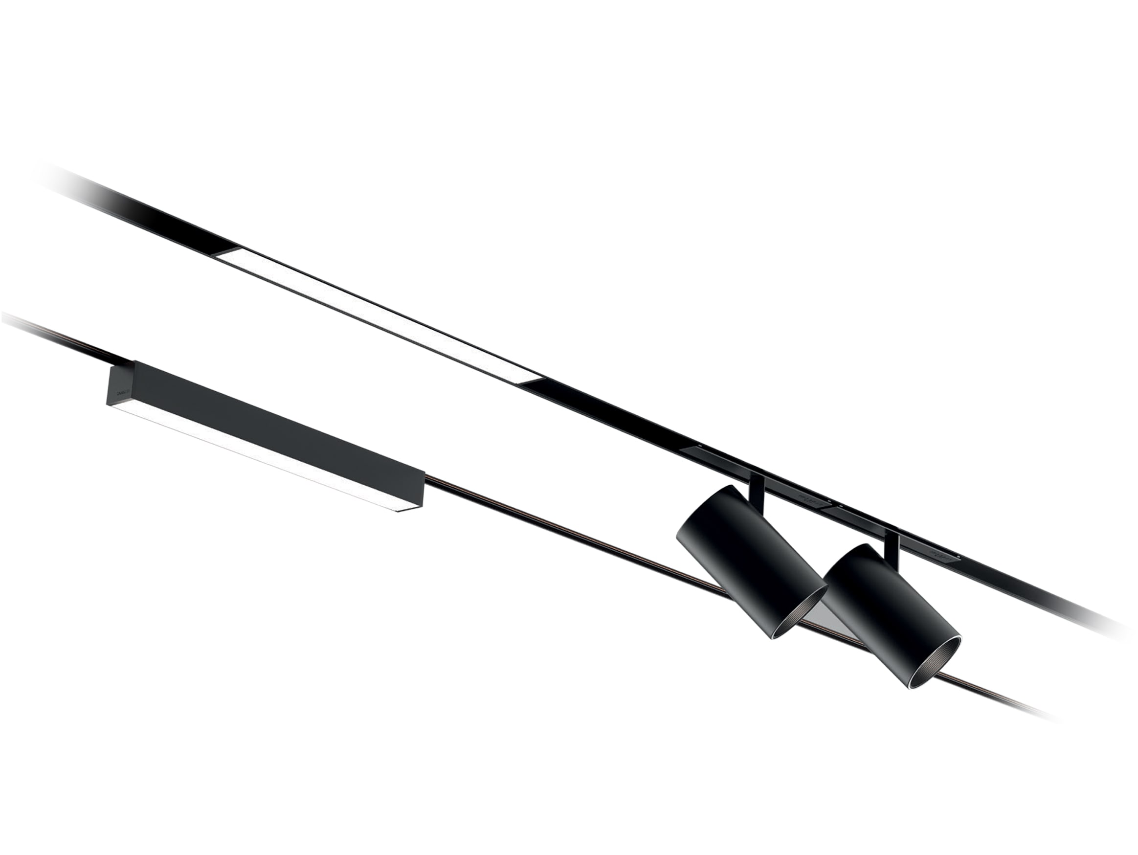 TARGETTI - TAR9500-1/B-TA1 48V DEEP REC TRIMLESS TRACK 1M BK