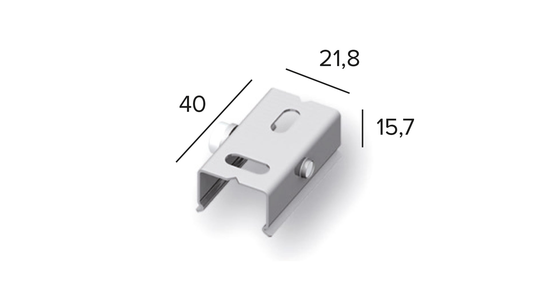 TARGETTI - TARS-9000/111 STAFFA A SOFFITTO IN ACCIAIO ZINCATO