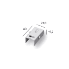 TARGETTI - TARS-9000/111 STAFFA A SOFFITTO IN ACCIAIO ZINCATO
