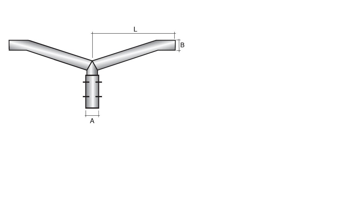 SEM - SEMTD150100 TESTA PALO DOPPIO L=1000 INCL. 15/0
