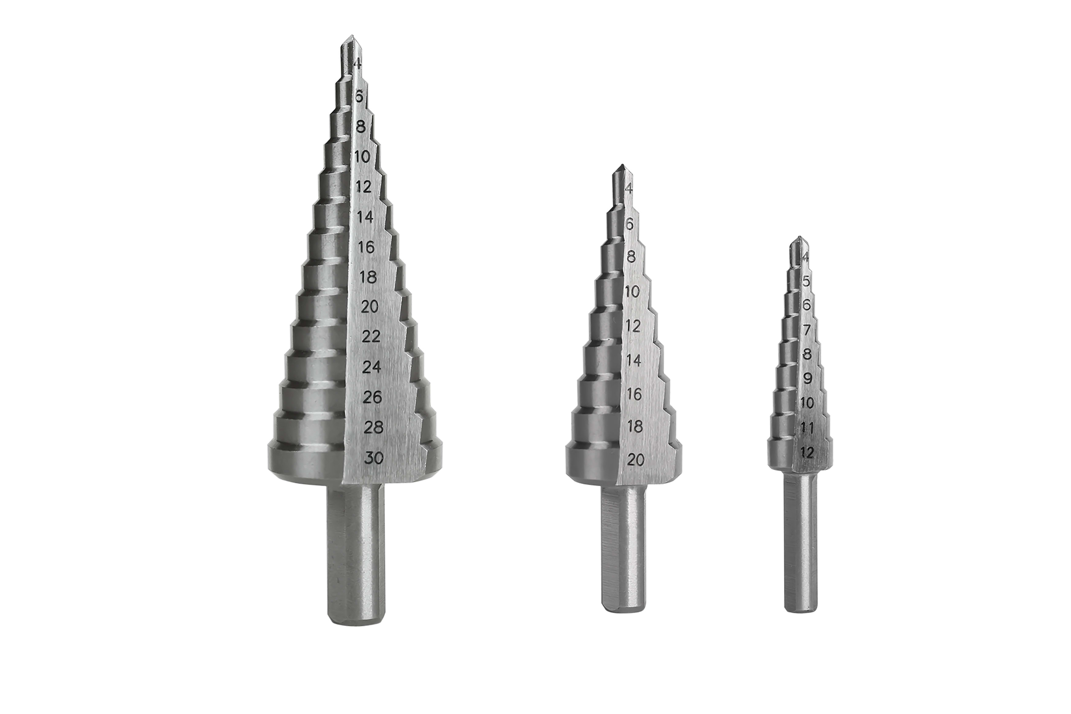 TRADEFORCE - TDM0043240001 SET 3PZ PUNTA GRADINI 4-12, 4-20 E 4-30M