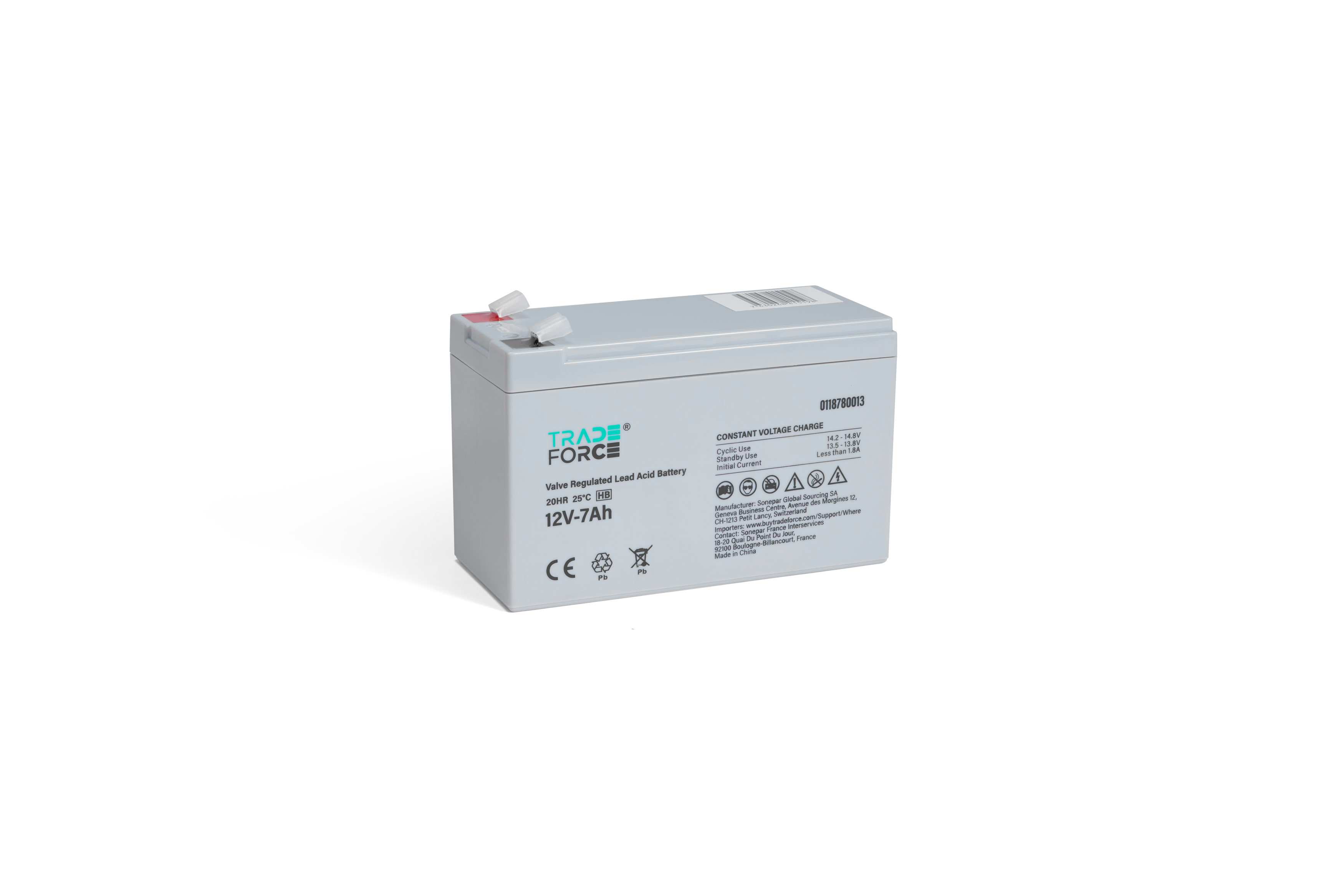 TRADEFORCE - TDM0118780013 BATTERIA PIMBO 12V-7AH - F4.8 - ECO HB