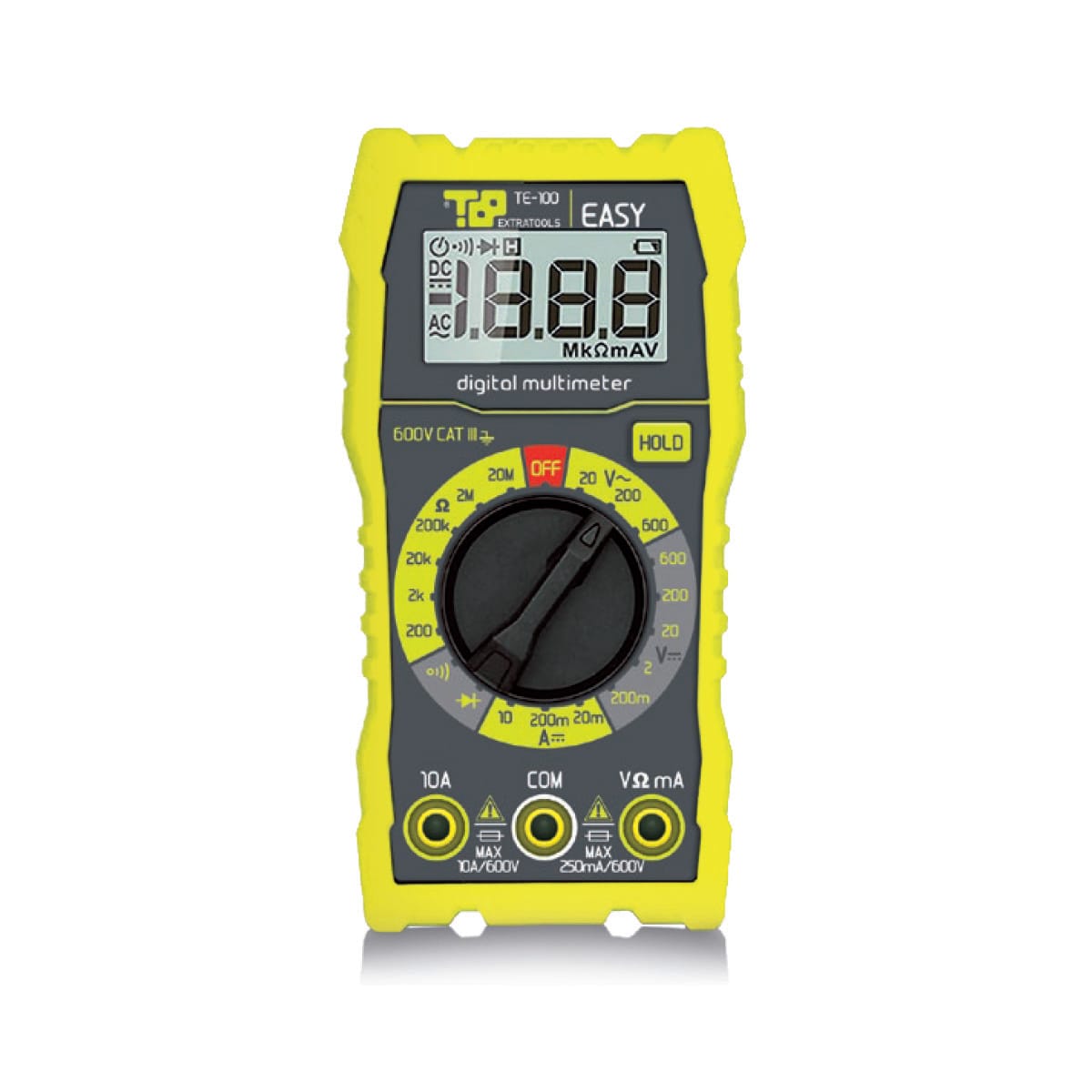 ETELEC ITALIA SPA - ETLTE0100 MULTIMETRO DIGITALE RETROILLUMINATO EASY