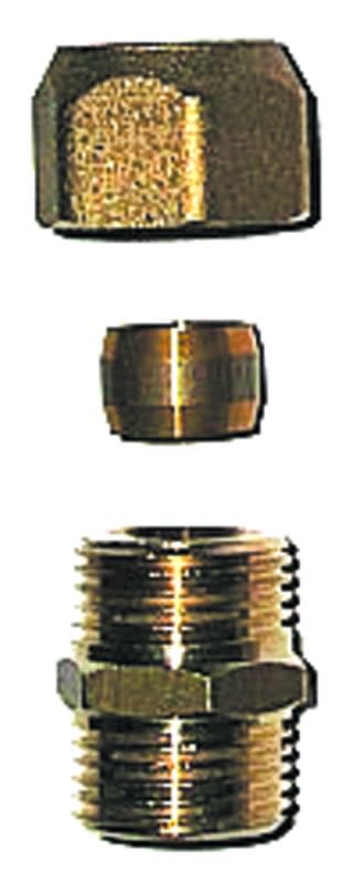 TECNOGAS SRL - TGS00000004904 RACCORDO PER TUBO RAME DIAM.12 X 1/2M.