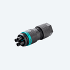 TECHNO SRL - TLHTHB.387.B2A.L MINI-CONNECTOR SOCKET 2P SCREW D7-13,5 I