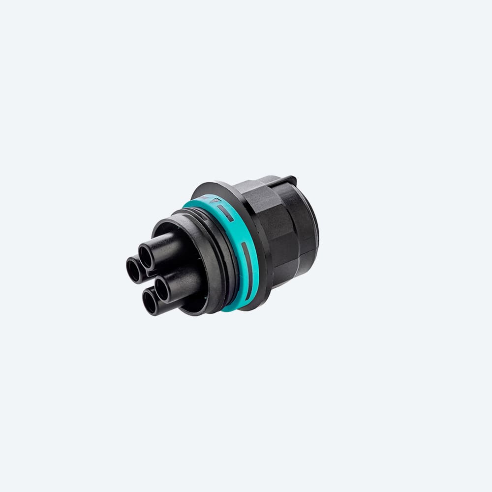 TECHNO SRL - TLHTHB.387.M4A MINI-CONNECT SOCKET PANEL 4P SCW  IP68 N