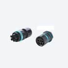 TECHNO SRL - TLHTHB.387.N5A.R KIT MINI-CONN PLUG-PAN SOCK 5P IP68 M20