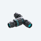 TECHNO SRL - TLHTHB.390.C1B JUNCTION CONNECT T 2P SCREW D7-13.5 IP