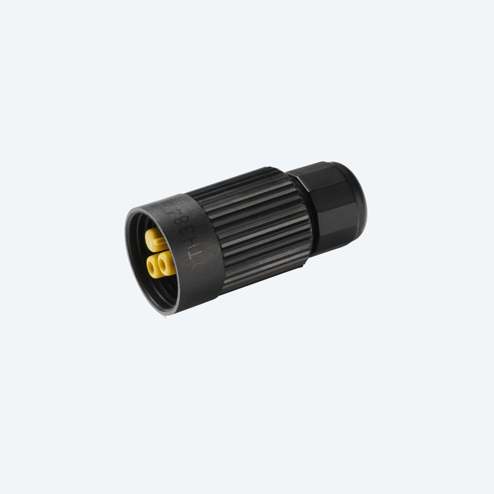 TECHNO SRL - TLHTHB.384.B2A CONNECTOR SOCKET 2P SCREW D7-12 IP68