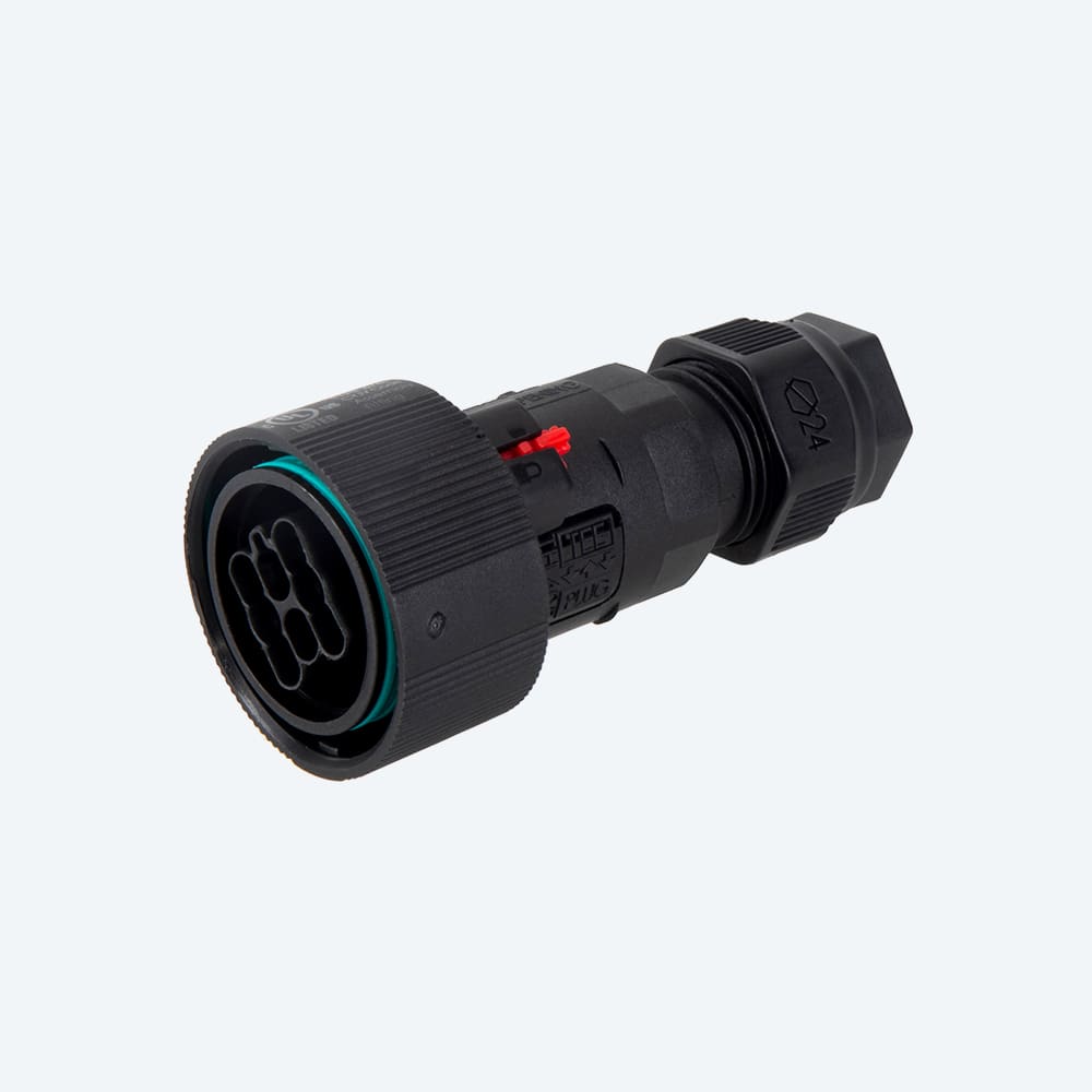 TECHNO SRL - TLHTHB.405.D8A PLUG CONNECTOR 8P SCREW D7-13.5 IP66/IP6