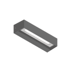 NOVALUX SPA - NOX101405.94 TILE: PARETE 2X8W 3/3.5/4K IP65 GRI.ANTR