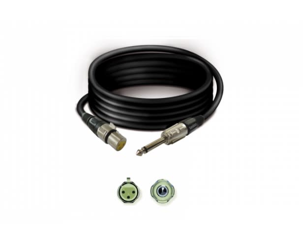 MILAN SRL - MLNTK223 JACK MONO - D 6,35 / XLR 3 PIN FEMM.