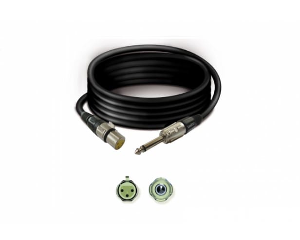 MILAN SRL - MLNTK223 JACK MONO - D 6,35 / XLR 3 PIN FEMM.