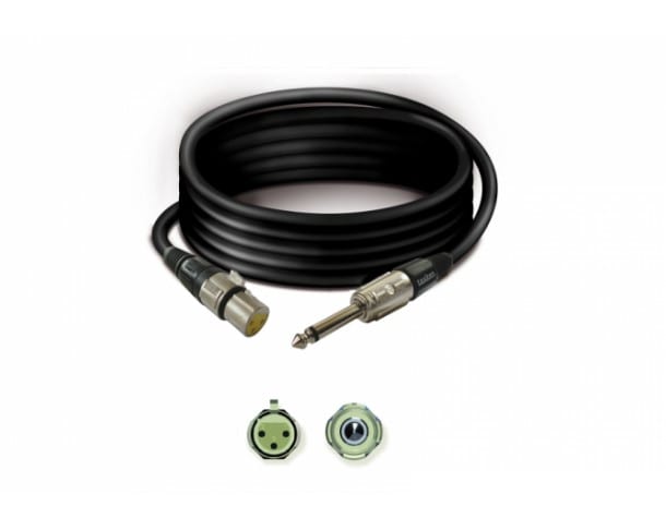 MILAN SRL - MLNTK226 JACK MONO - D 6,35 / XLR 3 PIN FEMM.