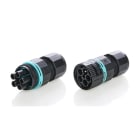 TECHNO SRL - TLHTHB.387.A5A.R KIT MINI-CONNECT PLUG-SOCKET 5P SCREW IP