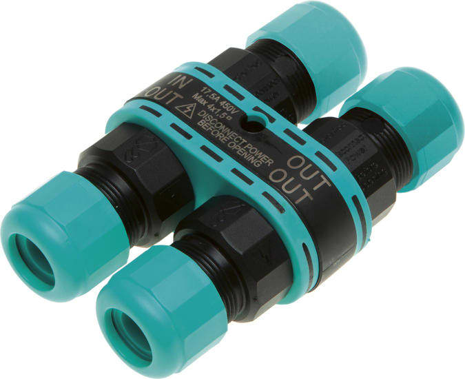 TECHNO SRL - TLHTHB.392.R4A.R KIT MINI-DISTRIB XDRY 4WAYS 4P SCREW IP6