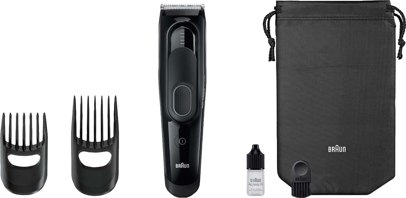 BRAUN - BRA135555 Haarschneider Akku LED abwaschb. 2AufsA