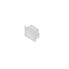 DIGIMAX SRL - DIXTPE1611-G 1PZ TAPPO GRIGIO PROFILO SUPERFICIE 16X1