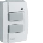 HAGER - HAGTRE302 Funk AP 2fach Tastsensor IP55, q.-link