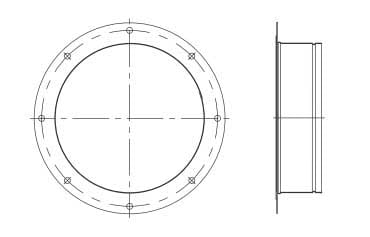 ELICENT (MAICO) - ELI5BO2801 TRONCH.ASP.AL/ICS 280/280 RAL7001