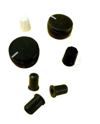 TECNEL TECNOLOGIE EL - TTETE0351 MANOPOLA PRESSIONE DIAM. 6 MM NERA