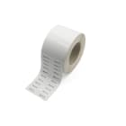 CEMBRE SPA - CEM8403001WVYG ETICHETTE ADESIVE, PER STAMPANTI A TRASFERIMENTO TERMICO, SU ROTOLO, FILM PVC PER ESTERNO, BIANCO, 30x30mm