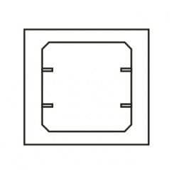 A.T.E.C. SRL - TUTTU AC12B ADATTATORE PER COMANDO 35X35 BIANCO