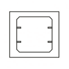 A.T.E.C. SRL - TUTTU AC12N ADATTATORE X COMANDO 35X35 NERO