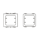 A.T.E.C. SRL - TUTTU AC12MC ADATTATORE X COMANDO METAL CROMO