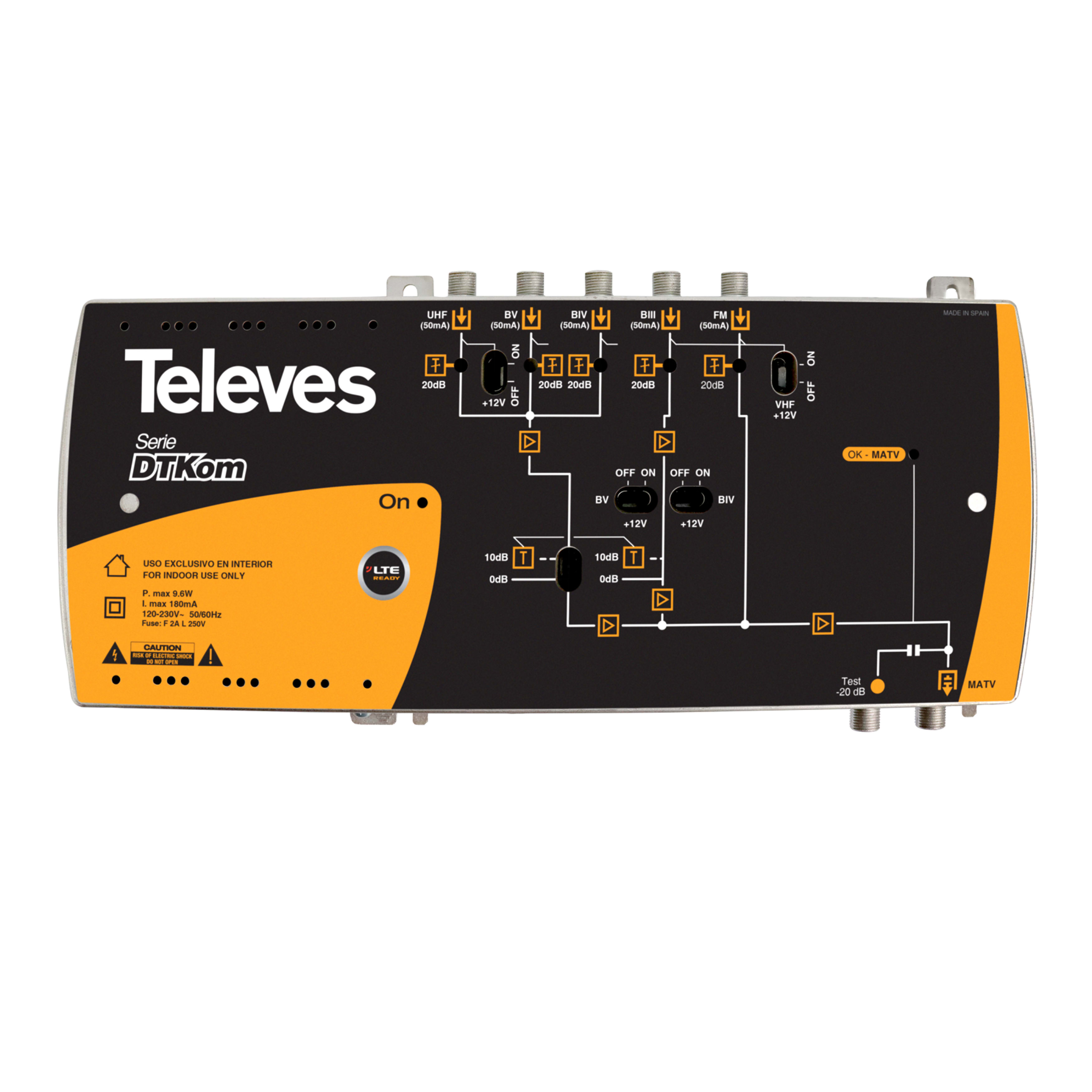 TELEVES ITALIA SRL - TVV544302 COPERCHIO TV/SAT/RADIO PER PRESA