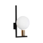 ROSSINI - RSSTWI003NOTS APPLIQUE NERO/OTTONE SATINATO E27 IP20