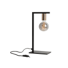 ROSSINI - RSSTWI004NOTS LAMPADA DA TAVOLO NERO/OTTONE SATINATO E