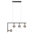 ROSSINI - RSSTWI006NOTS SOSPENSIONE NERO/OTTONE SATINATO E27 IP20