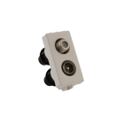 FAIT SRL - FIT5121611 TX/FM - PRESA DOP. FF + IECM COMP.TICINO MATIX