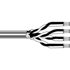 ITC INDUSTRIA TECNIC - ITCTX66-GRM100 TELEF. TR/R6-6 COPPIE GRIGIO AF MAT.100